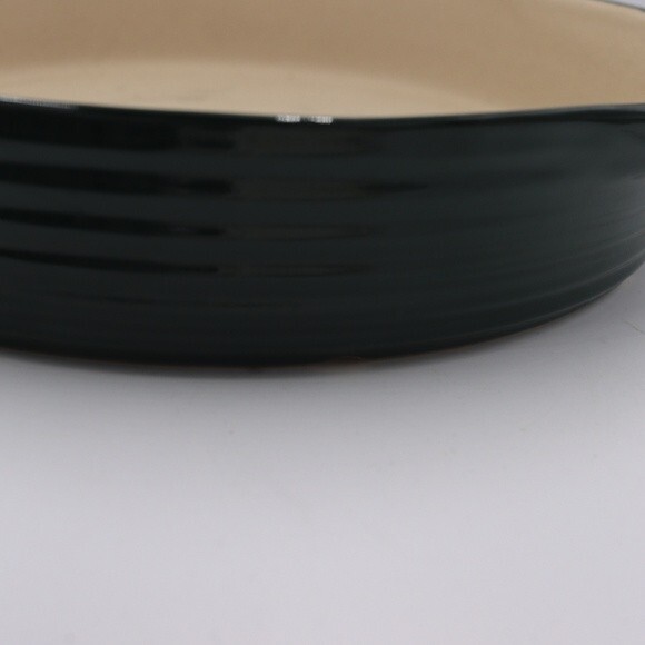 Pampered Chef New Traditions Green 11" Deep Dish Stoneware Baker 1393 - Picture 8 of 13